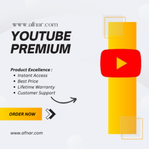 YouTube Premium Subscription – Access Offline Playback, Background Play, and YouTube Music Premium for an Enhanced Viewing Experience.